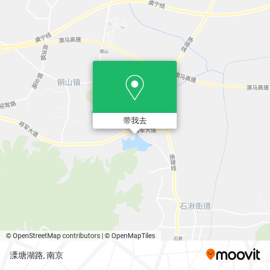 溧塘湖路地图