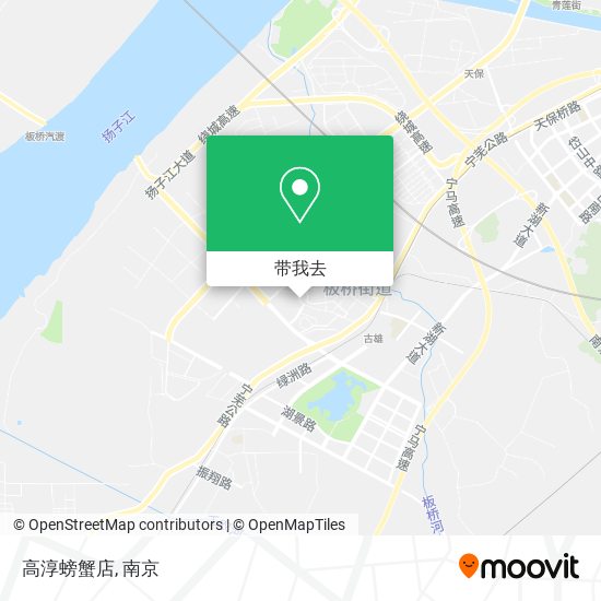 高淳螃蟹店地图