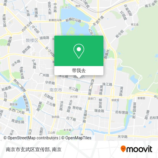 南京市玄武区宣传部地图