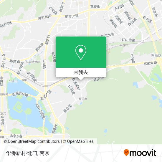 华侨新村-北门地图