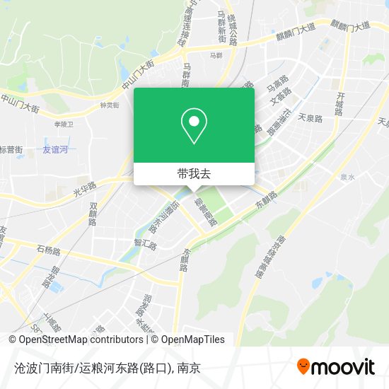 沧波门南街/运粮河东路(路口)地图