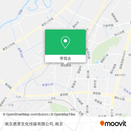 南京惠誉文化传媒有限公司地图