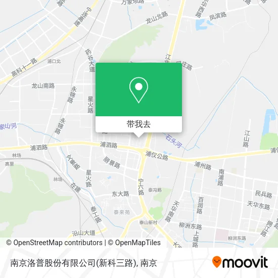 南京洛普股份有限公司(新科三路)地图