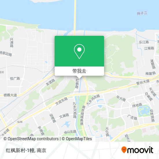红枫新村-1幢地图