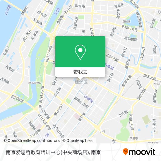 南京爱思哲教育培训中心(中央商场店)地图