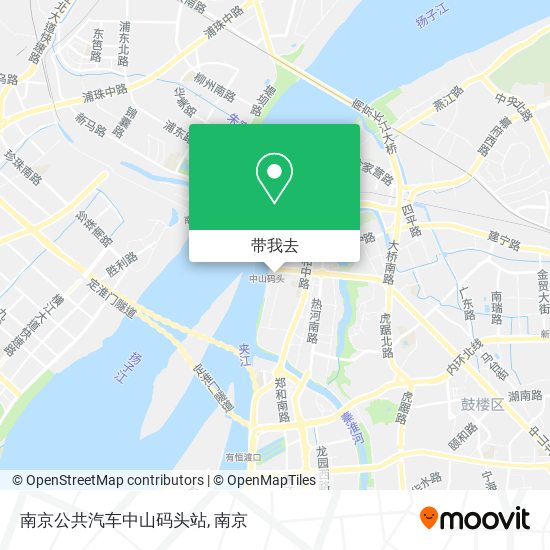 南京公共汽车中山码头站地图