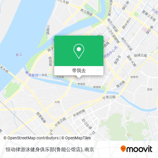 恒动律游泳健身俱乐部(鲁能公馆店)地图