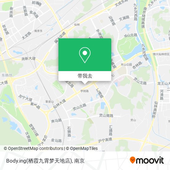 Body.ing(栖霞九霄梦天地店)地图