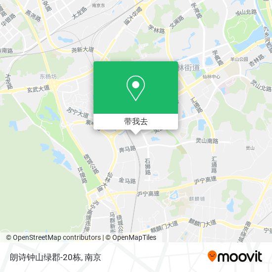 朗诗钟山绿郡-20栋地图