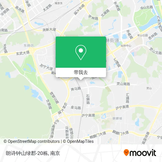 朗诗钟山绿郡-20栋地图