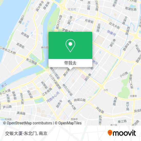 交银大厦-东北门地图
