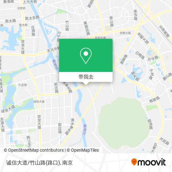 诚信大道/竹山路(路口)地图