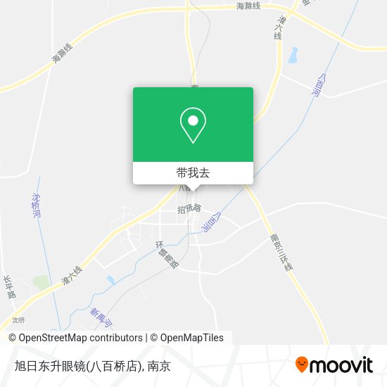 旭日东升眼镜(八百桥店)地图