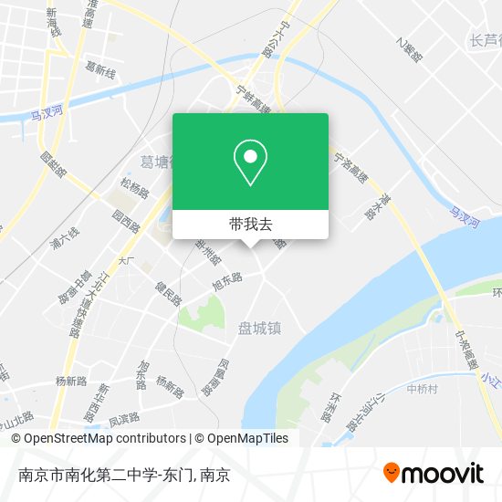 南京市南化第二中学-东门地图