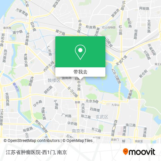 江苏省肿瘤医院-西1门地图