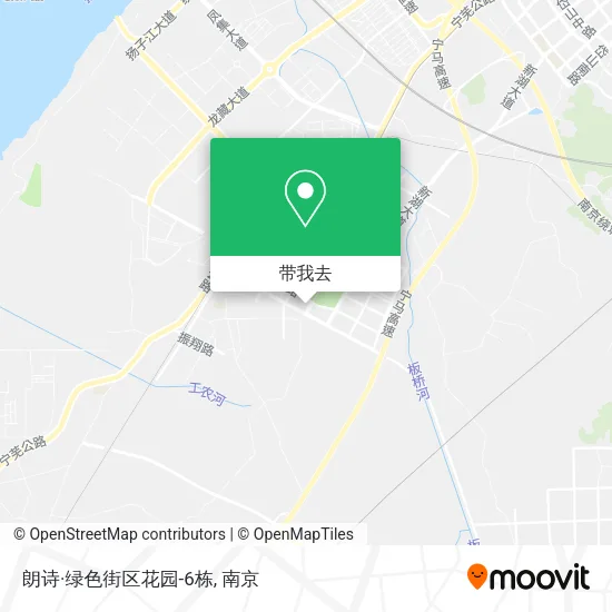 朗诗·绿色街区花园-6栋地图