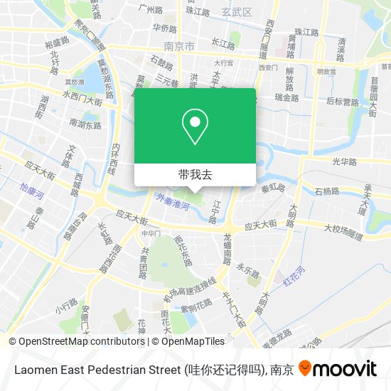 Laomen East Pedestrian Street (哇你还记得吗)地图
