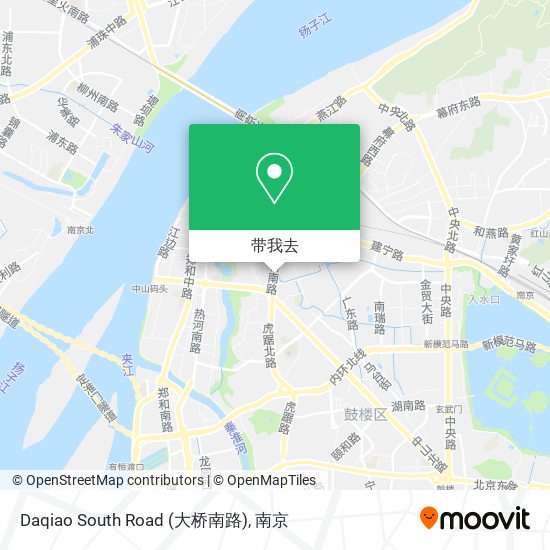 Daqiao South Road (大桥南路)地图