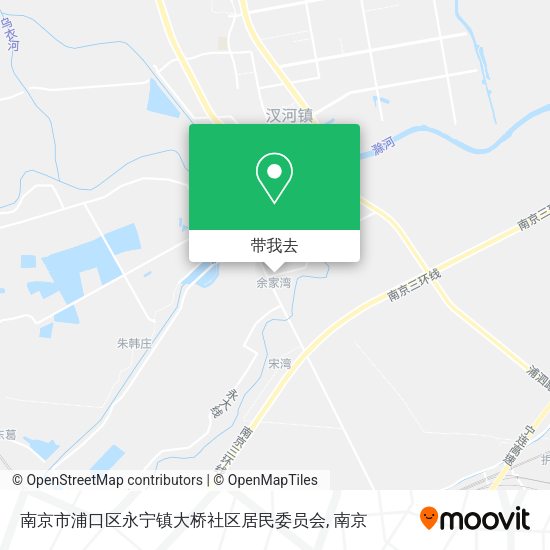 南京市浦口区永宁镇大桥社区居民委员会地图