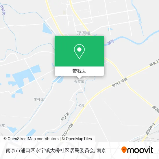 南京市浦口区永宁镇大桥社区居民委员会地图