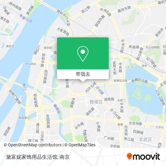 黛富妮家饰用品生活馆地图
