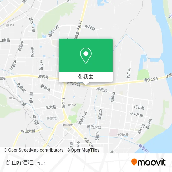 皖山好酒汇地图