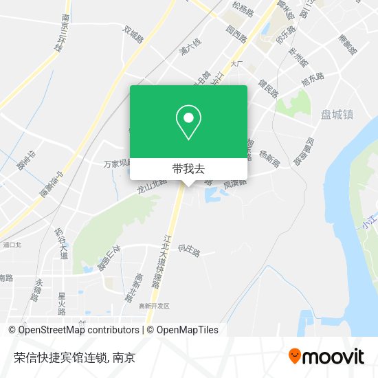 荣信快捷宾馆连锁地图