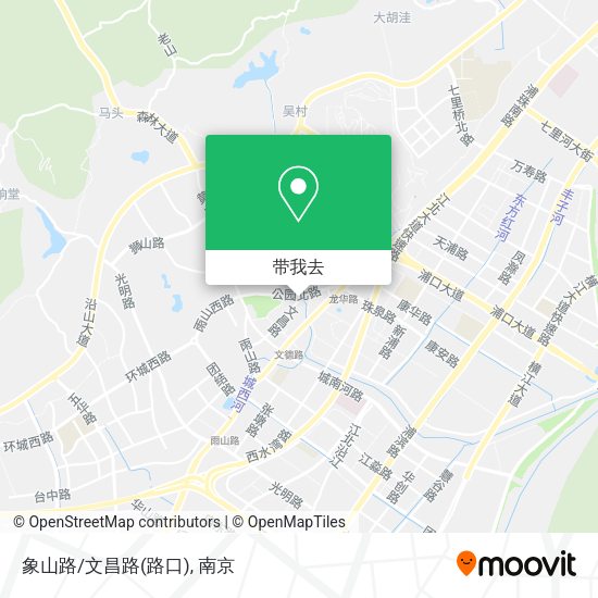 象山路/文昌路(路口)地图