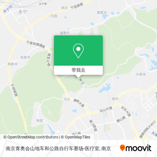 南京青奥会山地车和公路自行车赛场-医疗室地图