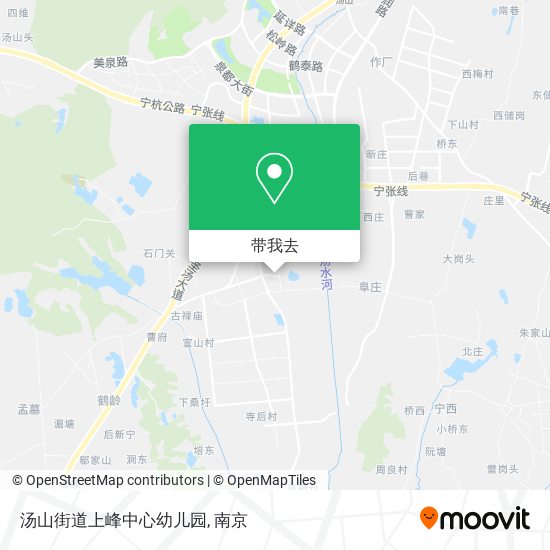 汤山街道上峰中心幼儿园地图