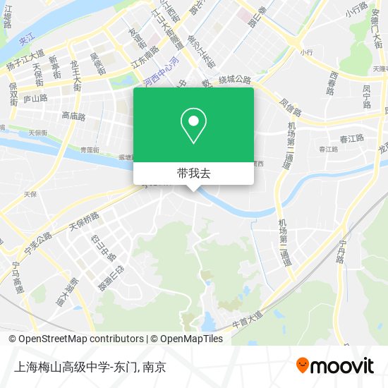 上海梅山高级中学-东门地图