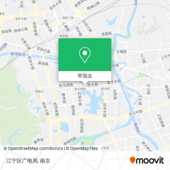 江宁区广电局地图