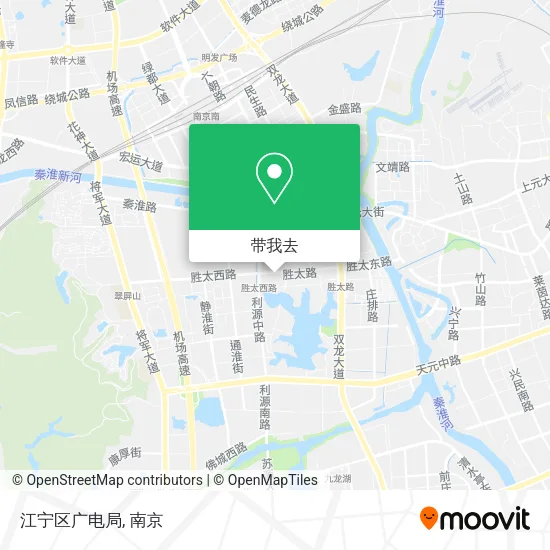江宁区广电局地图