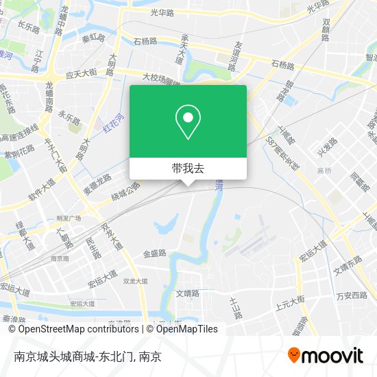 南京城头城商城-东北门地图