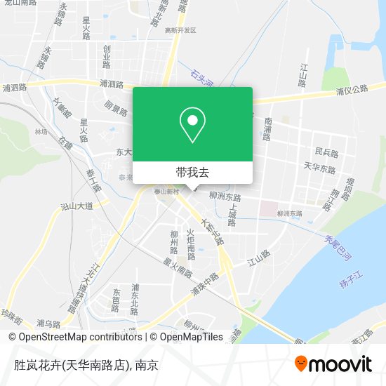 胜岚花卉(天华南路店)地图