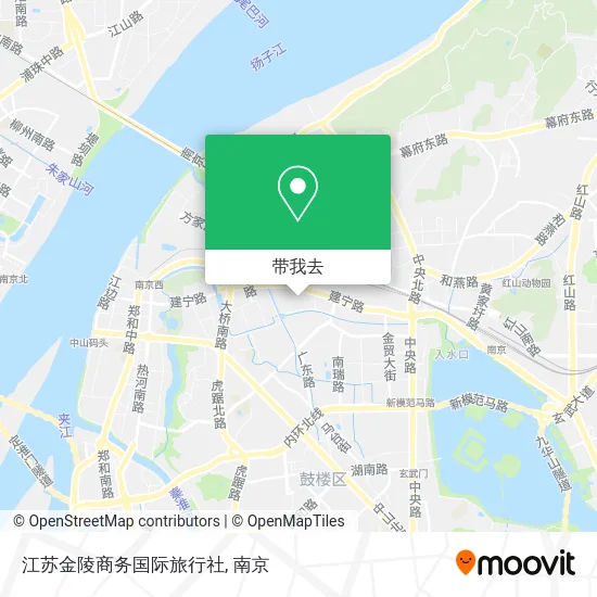 江苏金陵商务国际旅行社地图
