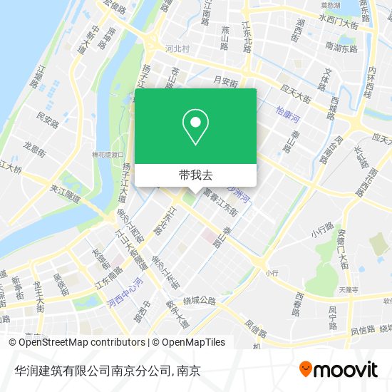 华润建筑有限公司南京分公司地图