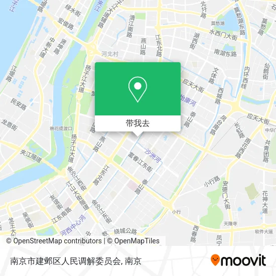 南京市建邺区人民调解委员会地图