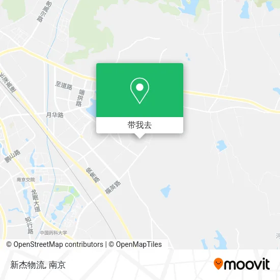 新杰物流地图