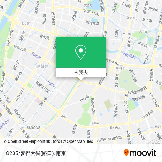 G205/梦都大街(路口)地图