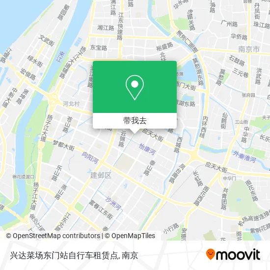 兴达菜场东门站自行车租赁点地图