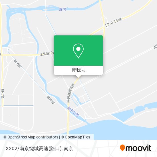 X202/南京绕城高速(路口)地图