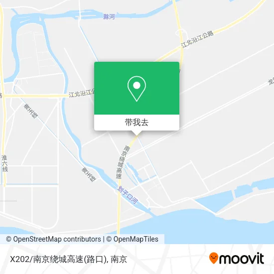 X202/南京绕城高速(路口)地图