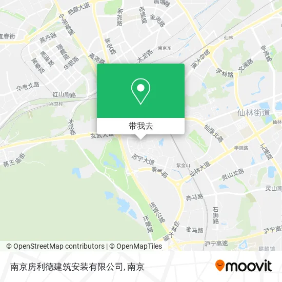 南京房利德建筑安装有限公司地图