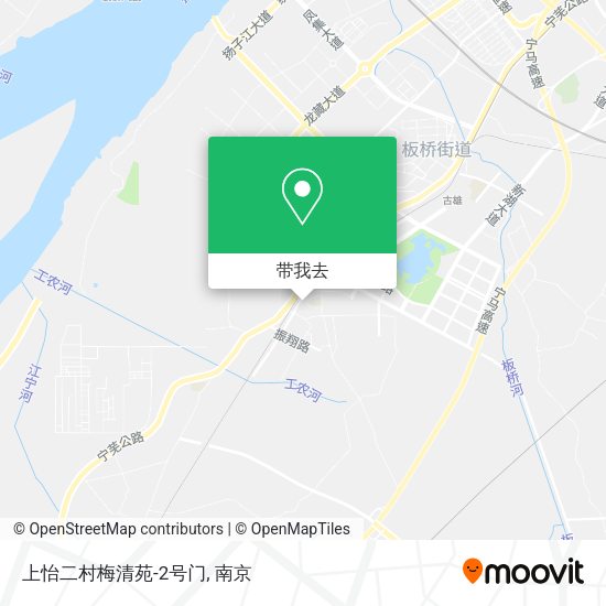 上怡二村梅清苑-2号门地图