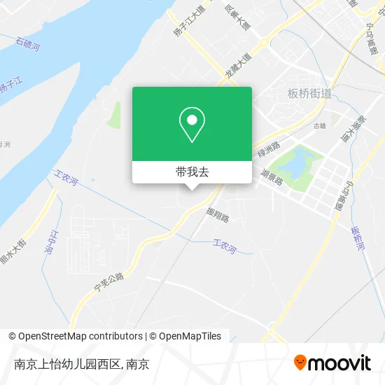 南京上怡幼儿园西区地图