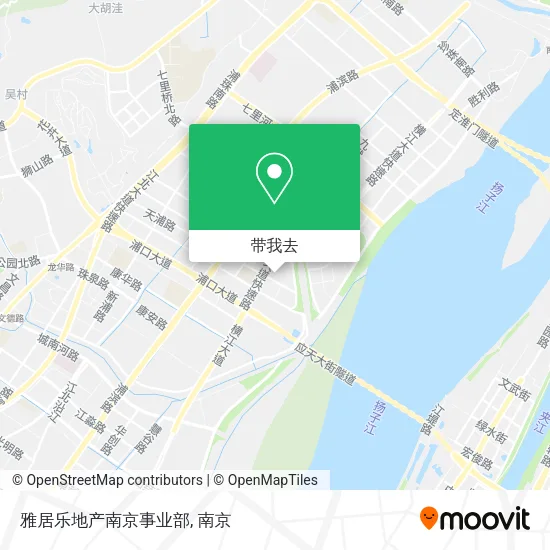 雅居乐地产南京事业部地图