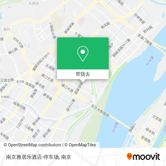 南京雅居乐酒店-停车场地图