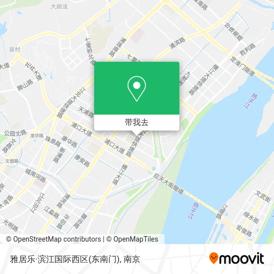 雅居乐·滨江国际西区(东南门)地图