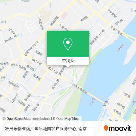 雅居乐物业滨江国际花园客户服务中心地图